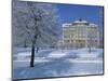 Central Naval Museum in a Snowy Winter Landscape in St. Petersburg, Russia, Europe-Christina Gascoigne-Mounted Photographic Print