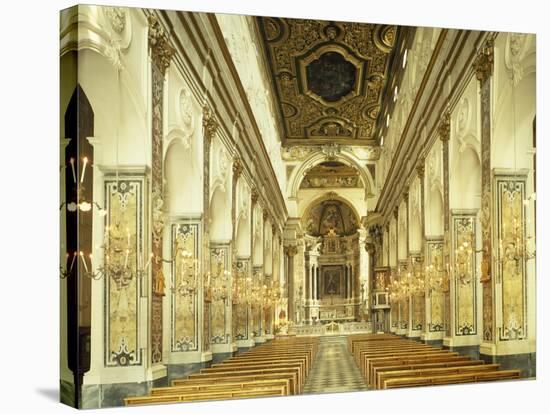 Central Nave, Amalfi Cathedral, Campania, Italy, 9th-16th Century-null-Stretched Canvas