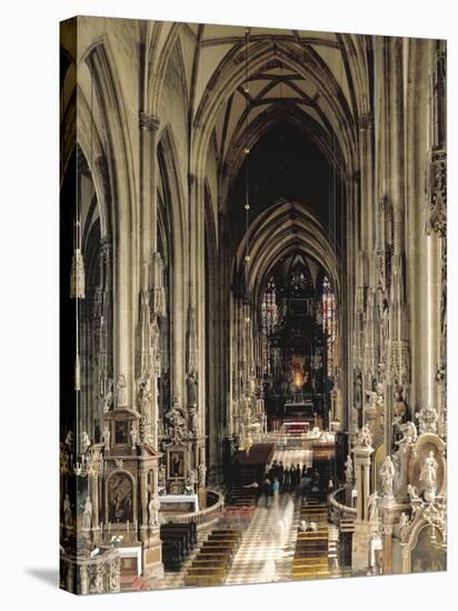Central Nave in St Stephen's Cathedral-null-Stretched Canvas