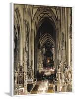 Central Nave in St Stephen's Cathedral-null-Framed Photographic Print