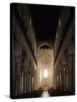 Central Nave of Trani Cathedral-null-Stretched Canvas