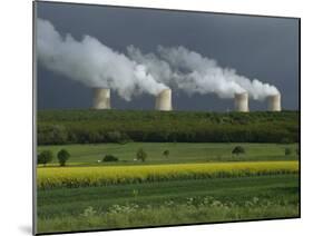 Central Nuclear Power Plant, Champagne Region, France, Europe-Gavin Hellier-Mounted Photographic Print