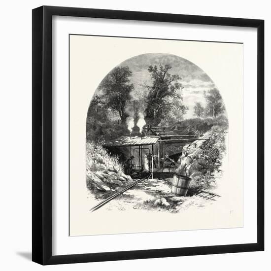 Central Ontario, Entrance to Iron Ore Mines, Madoc, Canada, Nineteenth Century-null-Framed Giclee Print