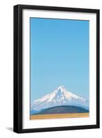 Central Oregon's High Desert with Mount Hood, part of the Cascade Range, Pacific Northwest region, -Martin Child-Framed Photographic Print