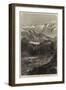 Central Pacific Railway of America, Valley in the Sierra Nevada-null-Framed Giclee Print