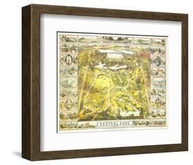 Central Park 1863-John Bachmann-Framed Art Print