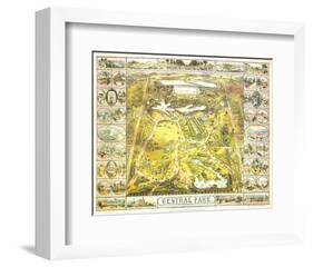 Central Park 1863-John Bachmann-Framed Art Print