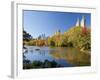 Central Park and Buildings Viewed Across Lake in Autumn, Manhattan, New York City-Gavin Hellier-Framed Photographic Print