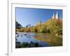 Central Park and Buildings Viewed Across Lake in Autumn, Manhattan, New York City-Gavin Hellier-Framed Photographic Print