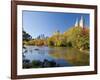 Central Park and Buildings Viewed Across Lake in Autumn, Manhattan, New York City-Gavin Hellier-Framed Photographic Print