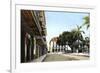 Central Park and Canal Building, Panama City, Panama, C1920S-null-Framed Giclee Print