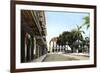 Central Park and Canal Building, Panama City, Panama, C1920S-null-Framed Giclee Print