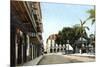 Central Park and Canal Building, Panama City, Panama, C1920S-null-Mounted Giclee Print