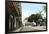 Central Park and Canal Building, Panama City, Panama, C1920S-null-Framed Giclee Print