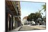 Central Park and Canal Building, Panama City, Panama, C1920S-null-Mounted Premium Giclee Print