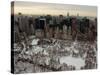 Central Park and Manhattan-null-Stretched Canvas