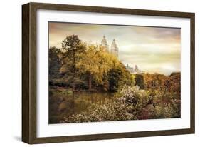 Central Park Autumn-Jessica Jenney-Framed Giclee Print