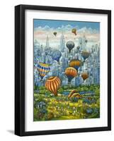 Central Park Balloons-Bill Bell-Framed Giclee Print