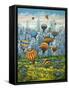 Central Park Balloons-Bill Bell-Framed Stretched Canvas