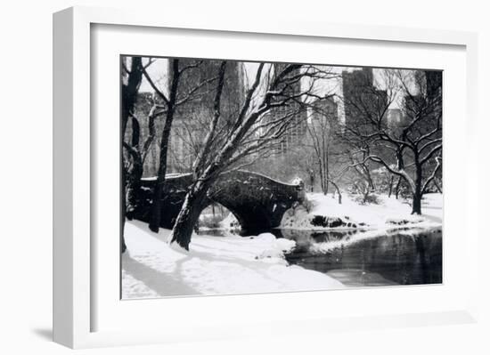 Central Park Bridge-Igor Maloratsky-Framed Art Print
