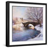 Central Park Bridge-Esther Engelman-Framed Art Print