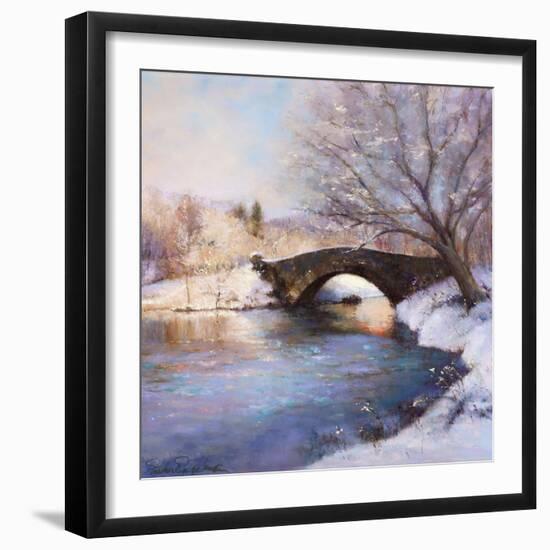 Central Park Bridge-Esther Engelman-Framed Art Print