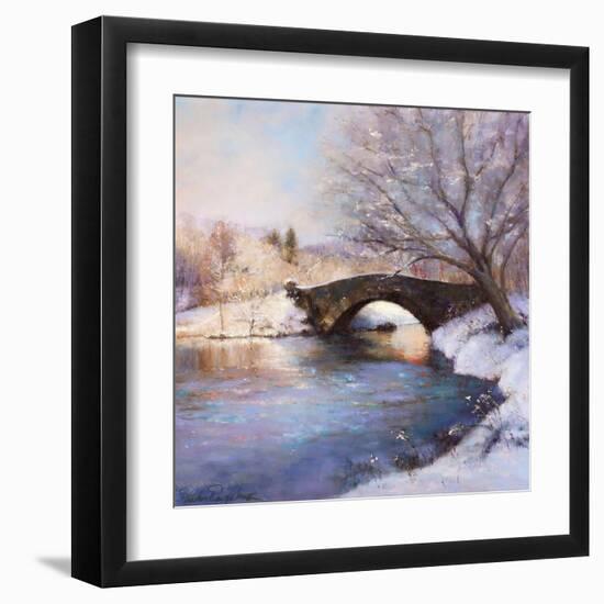 Central Park Bridge-Esther Engelman-Framed Art Print