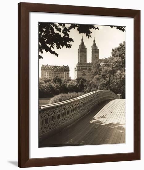 Central Park Bridges 1-Chris Bliss-Framed Art Print