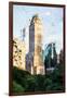 Central Park Building - In the Style of Oil Painting-Philippe Hugonnard-Framed Giclee Print