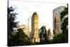 Central Park Buildings II-Philippe Hugonnard-Stretched Canvas