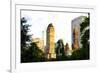 Central Park Buildings II-Philippe Hugonnard-Framed Giclee Print