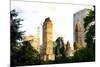 Central Park Buildings II-Philippe Hugonnard-Mounted Giclee Print