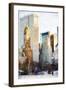 Central Park Buildings III - In the Style of Oil Painting-Philippe Hugonnard-Framed Giclee Print