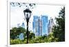 Central Park Buildings IV - In the Style of Oil Painting-Philippe Hugonnard-Framed Giclee Print