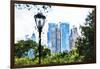 Central Park Buildings IV - In the Style of Oil Painting-Philippe Hugonnard-Framed Giclee Print