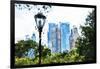 Central Park Buildings IV - In the Style of Oil Painting-Philippe Hugonnard-Framed Giclee Print