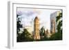 Central Park Buildings X - In the Style of Oil Painting-Philippe Hugonnard-Framed Giclee Print