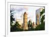 Central Park Buildings X - In the Style of Oil Painting-Philippe Hugonnard-Framed Giclee Print