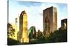 Central Park Buildings-Philippe Hugonnard-Stretched Canvas