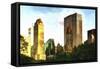 Central Park Buildings-Philippe Hugonnard-Framed Stretched Canvas