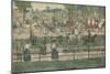 Central Park, c.1900-Maurice Prendergast-Mounted Giclee Print