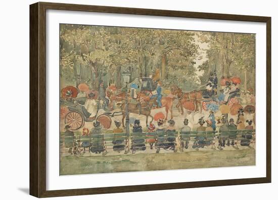 Central Park, c.1901-Maurice Prendergast-Framed Giclee Print