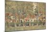 Central Park, c.1901-Maurice Prendergast-Mounted Giclee Print