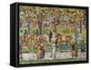 Central Park, c.1914-15-Maurice Brazil Prendergast-Framed Stretched Canvas