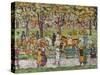 Central Park, c.1914-15-Maurice Brazil Prendergast-Stretched Canvas