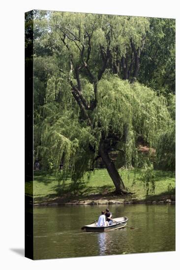 Central Park Couple II-Jeff Pica-Stretched Canvas