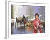 Central Park Flower Market-John Zaccheo-Framed Giclee Print