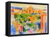 Central Park from The Carlyle-Peter Graham-Framed Stretched Canvas