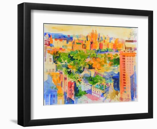 Central Park from The Carlyle-Peter Graham-Framed Giclee Print