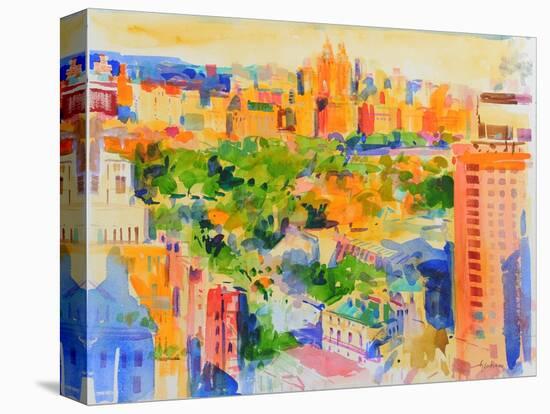 Central Park from The Carlyle-Peter Graham-Stretched Canvas